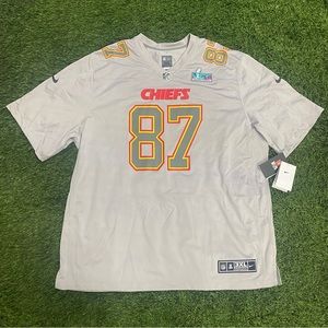 NWT Travis Kelce Kansas‎ City Chiefs Super Bowl Jersey 87